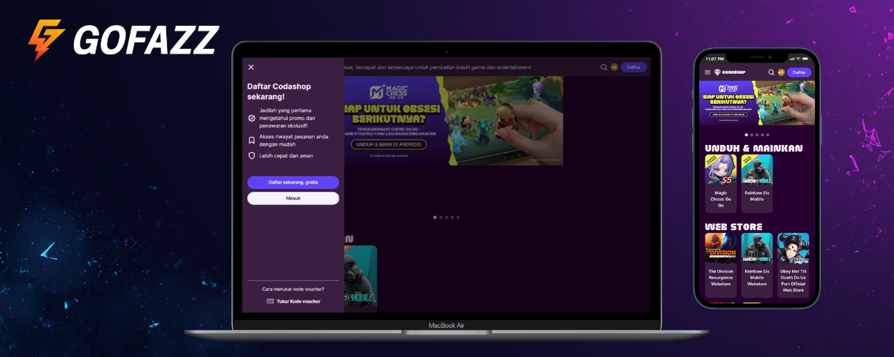 Buat Web Top up Games Seperti Codashop