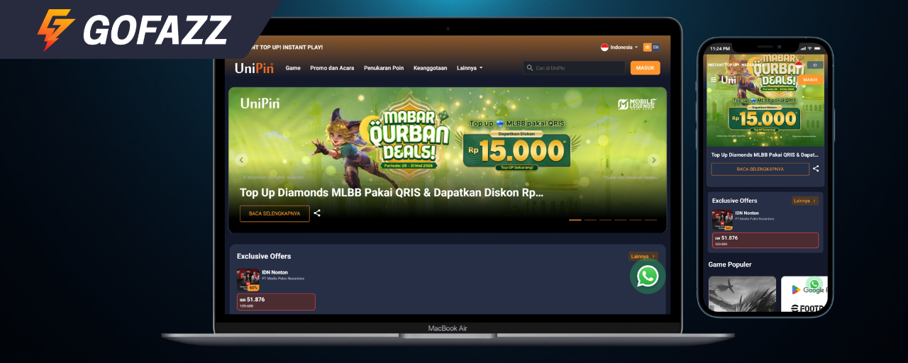 Buat Web Top Up Games Seperti Unipin, Bisa? Ini Solusinya!