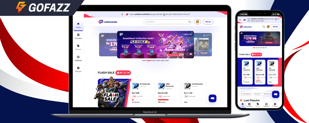 Cara Buat Web TopUp Games Seperti Lapakgaming